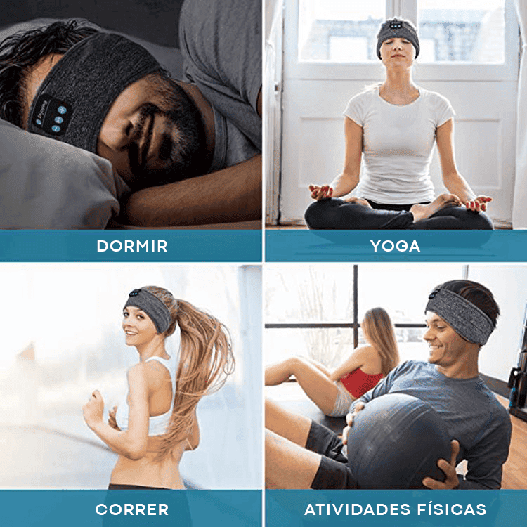 Headphone e Máscara para Dormir Bluetooth - Sleepwell™ - Zibow